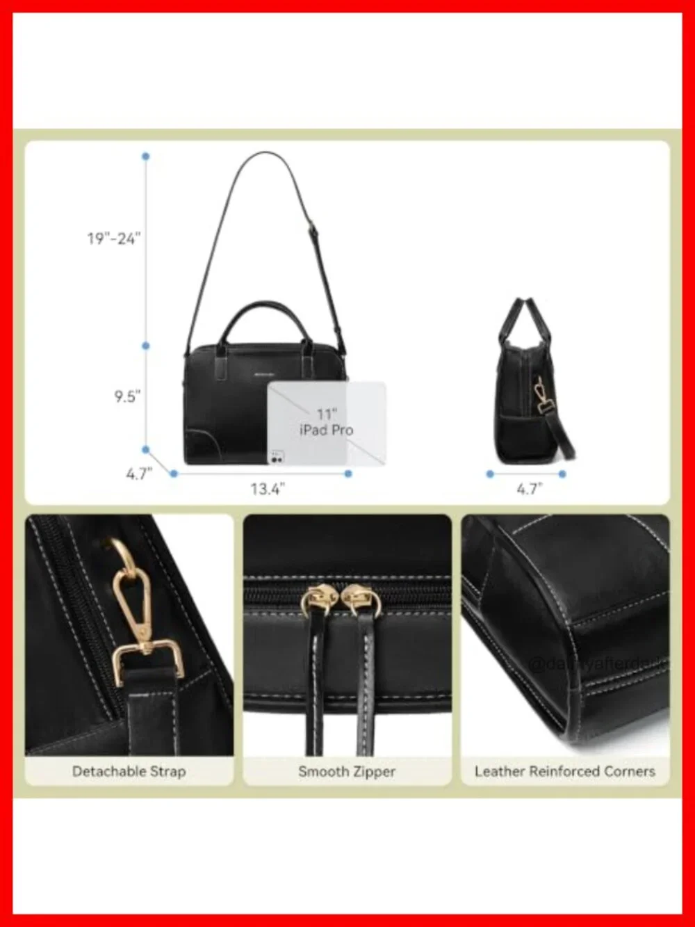 Structured Satchel Handbag with Top Handles, Faux Leather, Adjustable Strap